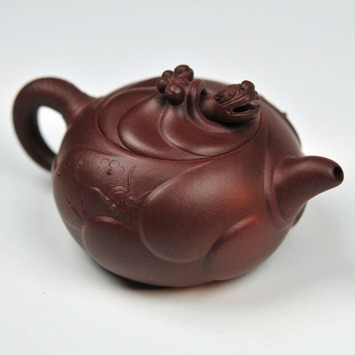 魚(yú)化龍紫砂壺